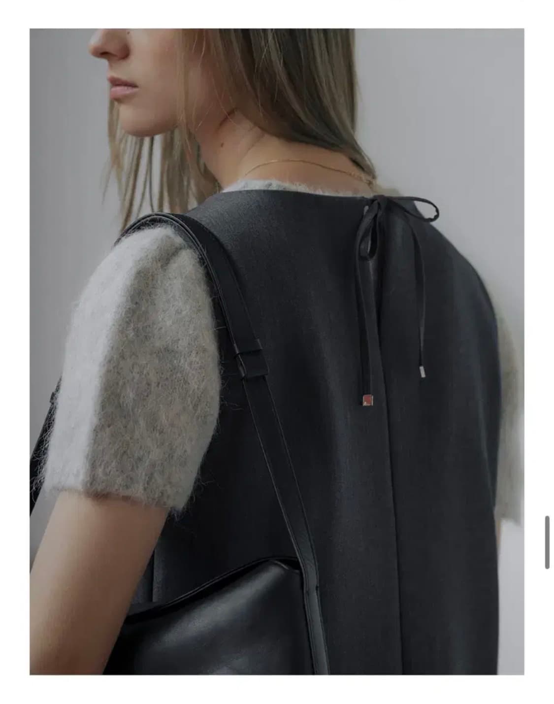 새상품)틸아이다이minimal hem frill detail dress 상품이미지2