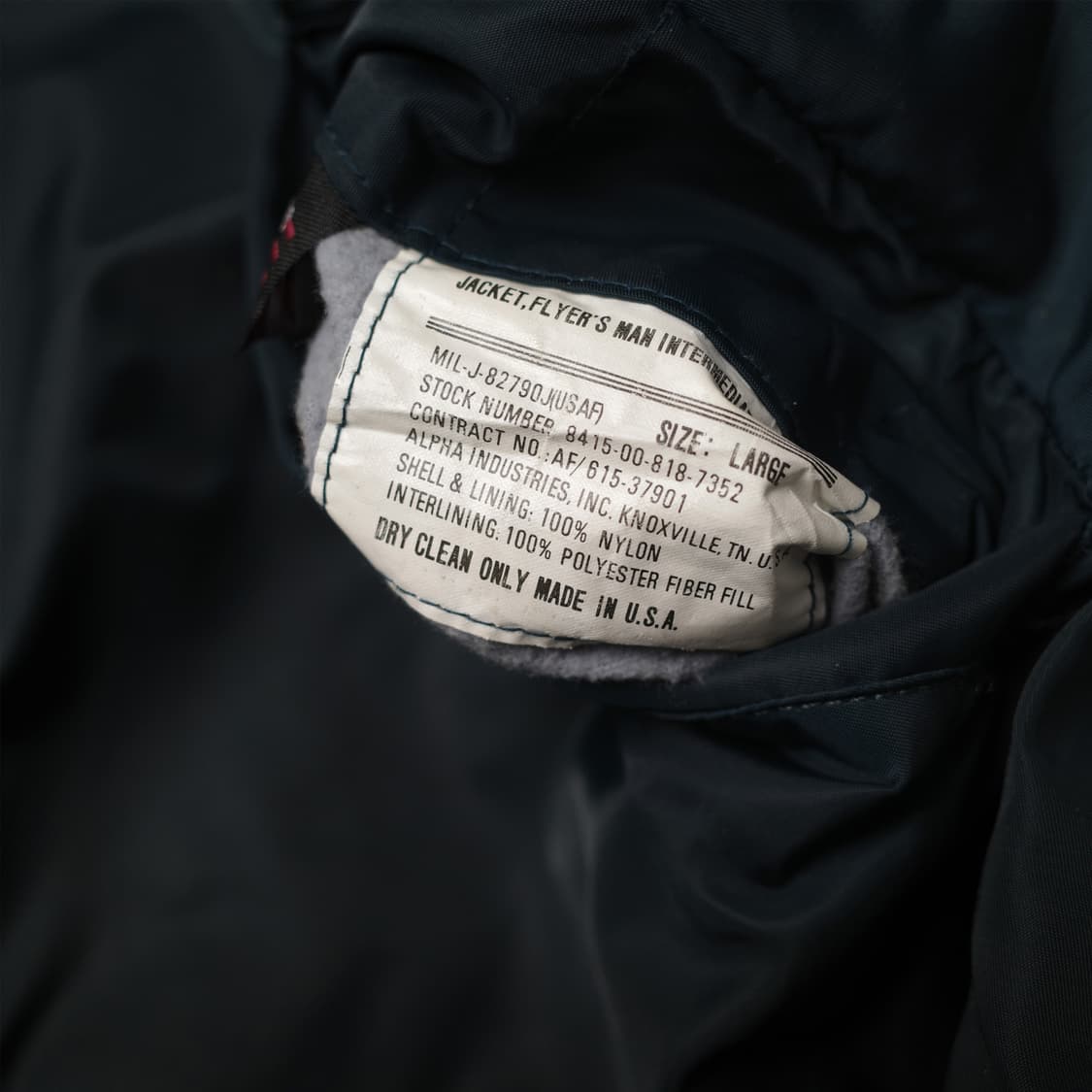 1990's Alpha Ma-1 Bomber Jacket 상품이미지5