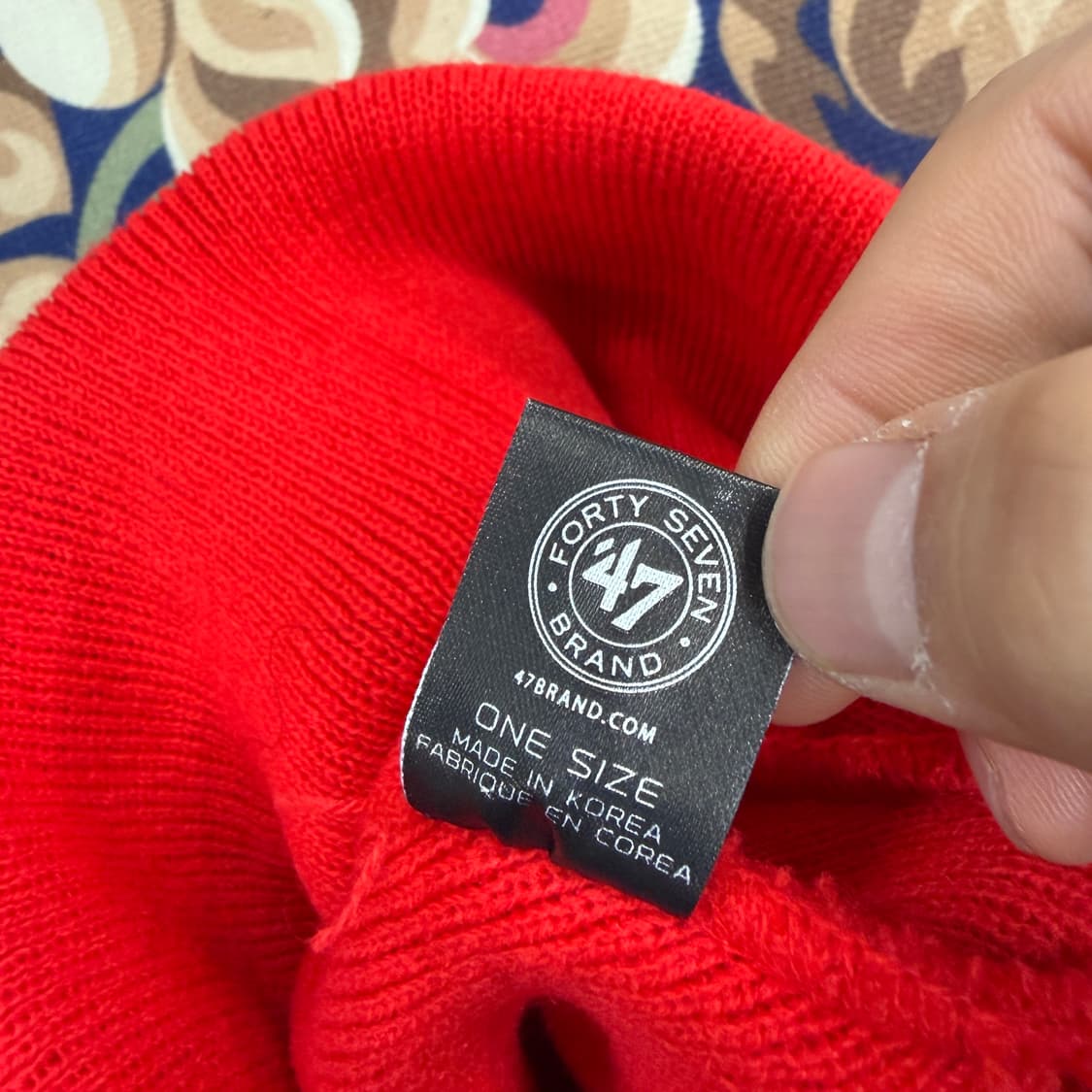 47Brand NFL 캔자스시티 치프스 비니(레드) 상품이미지4