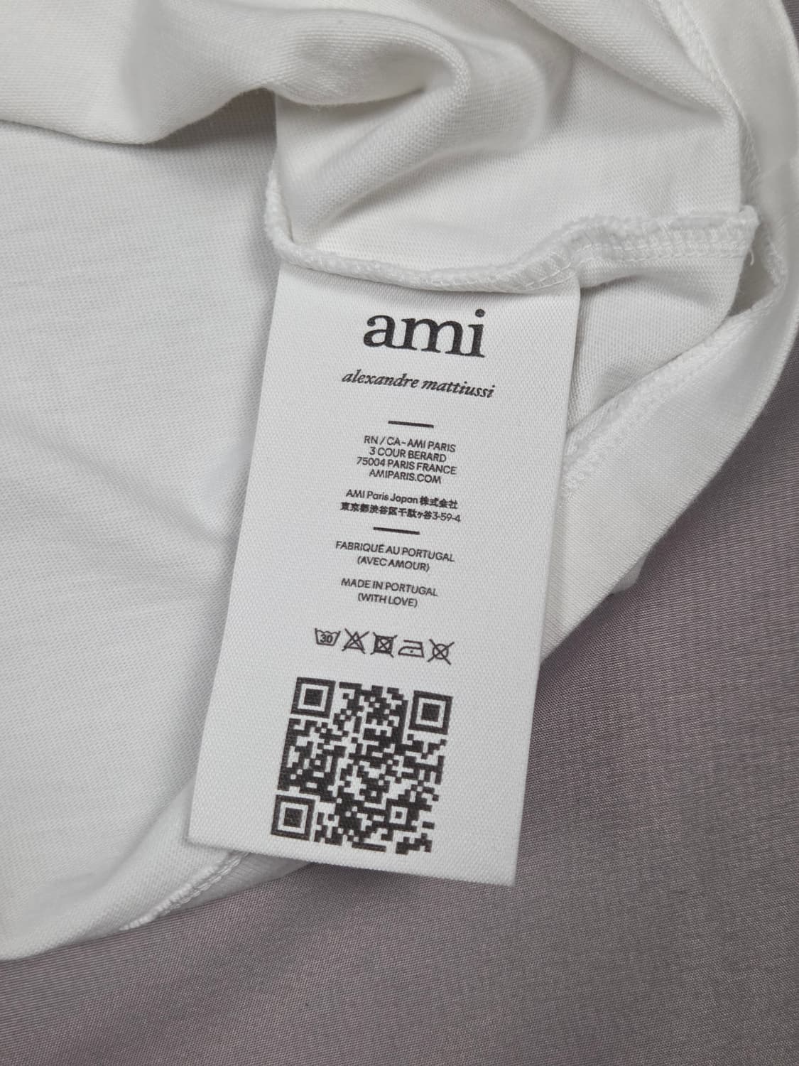 [아미] 파리 아미 드 쾨르 하트 로고 반팔 티셔츠 | S00104 상품이미지5