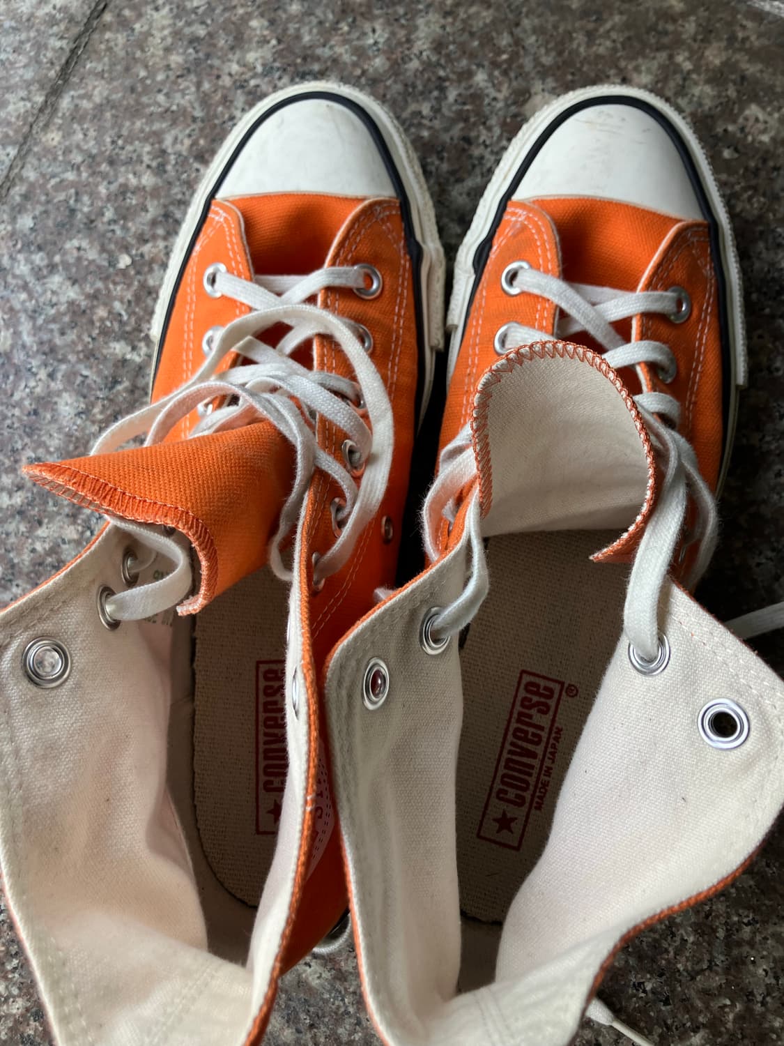 제이옥스 재팬컨버스 제이하이 오렌지 265 상품이미지2