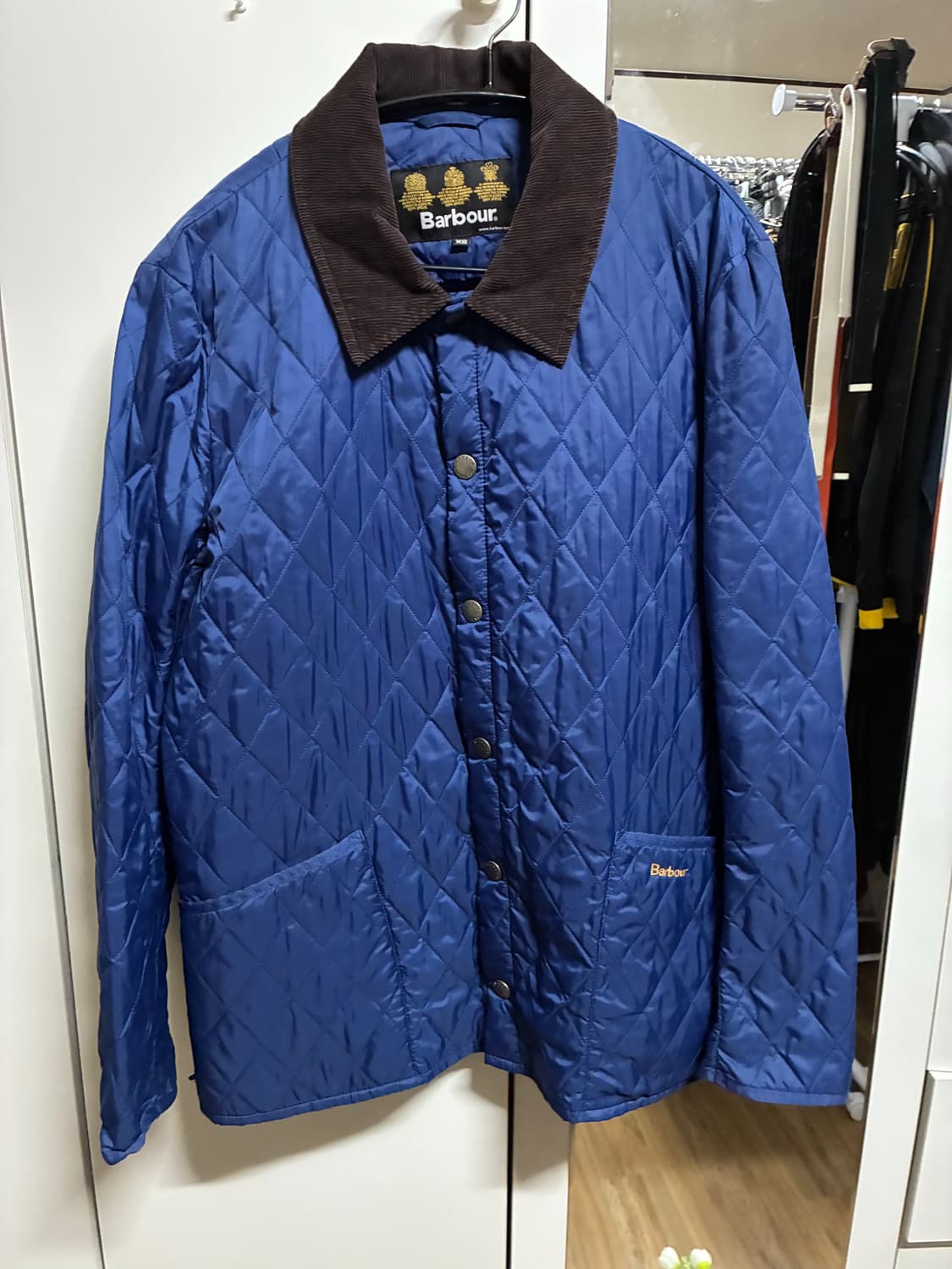 [새상품] 바버 퀄팅 자켓 L/100 상품이미지1