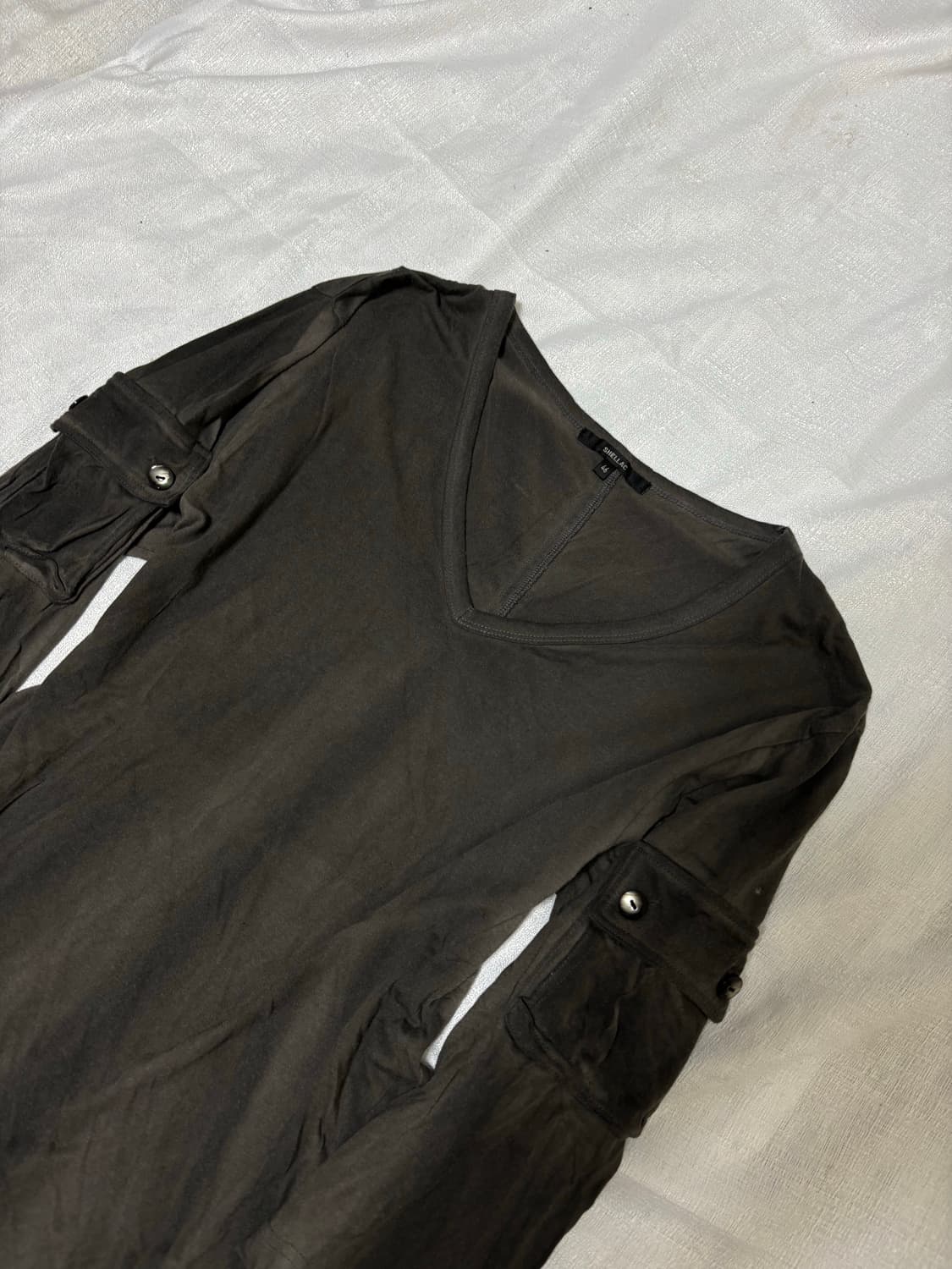 “Shellac” 00’s Washed Cargo Pocket Tee 상품이미지6