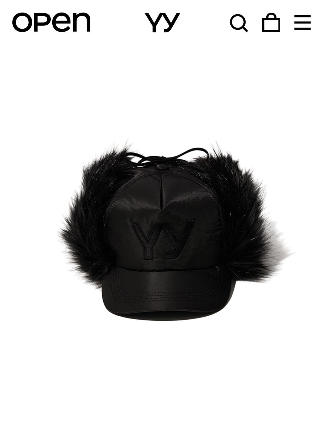 오픈와이와이 퍼 이어랩 캡 상품이미지1