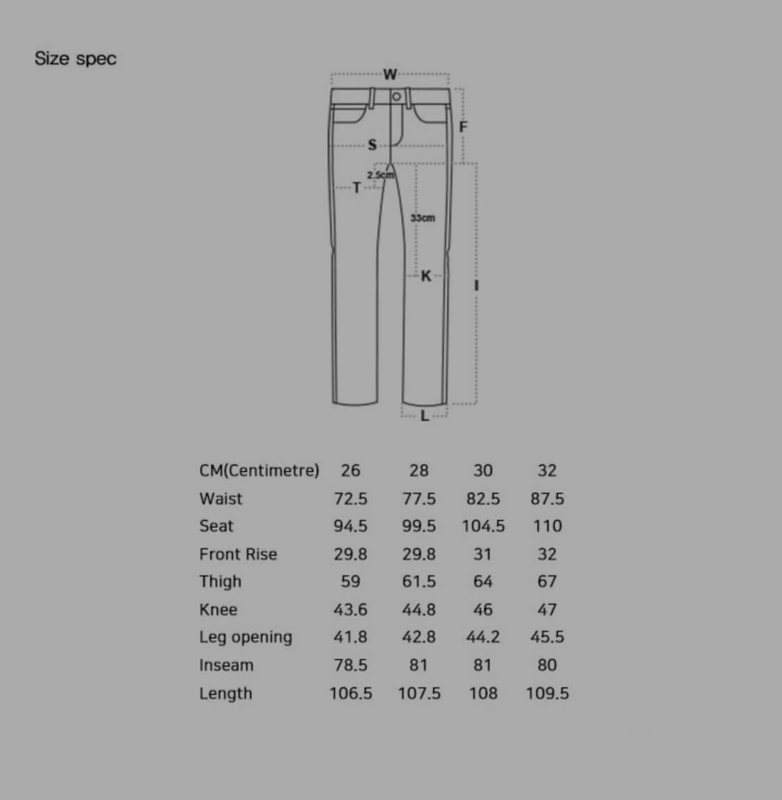 랩101 TOM STONE BASE ECRU JEANS 크림진 30사이즈 상품이미지6