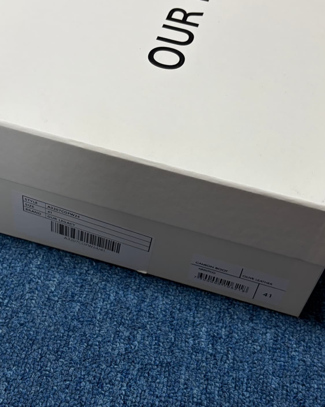 아워레가시 카미온 부츠 올리브 41 상품이미지3