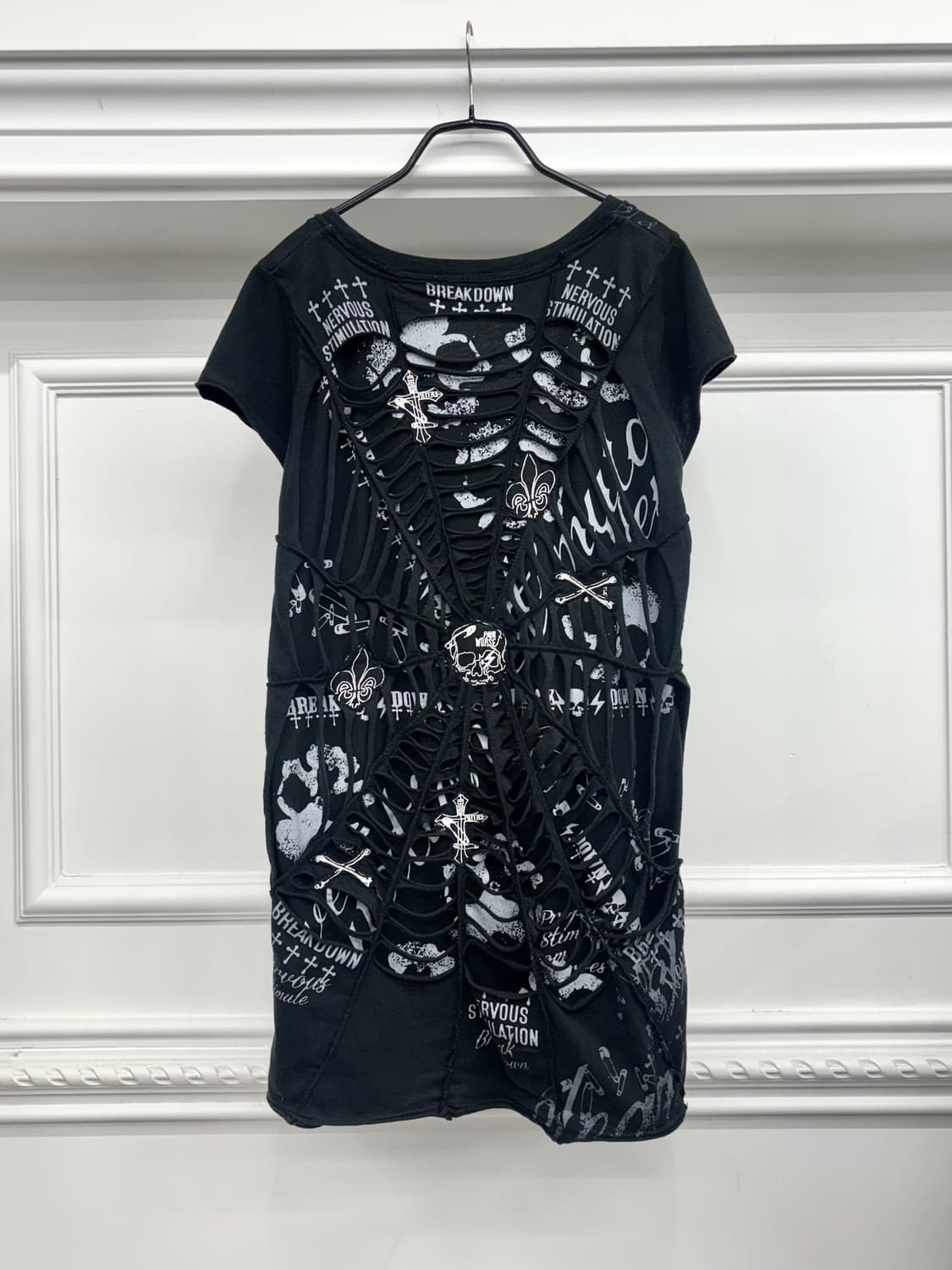 Ghost of Harlem Distressed Lace-Up Dress 상품이미지7