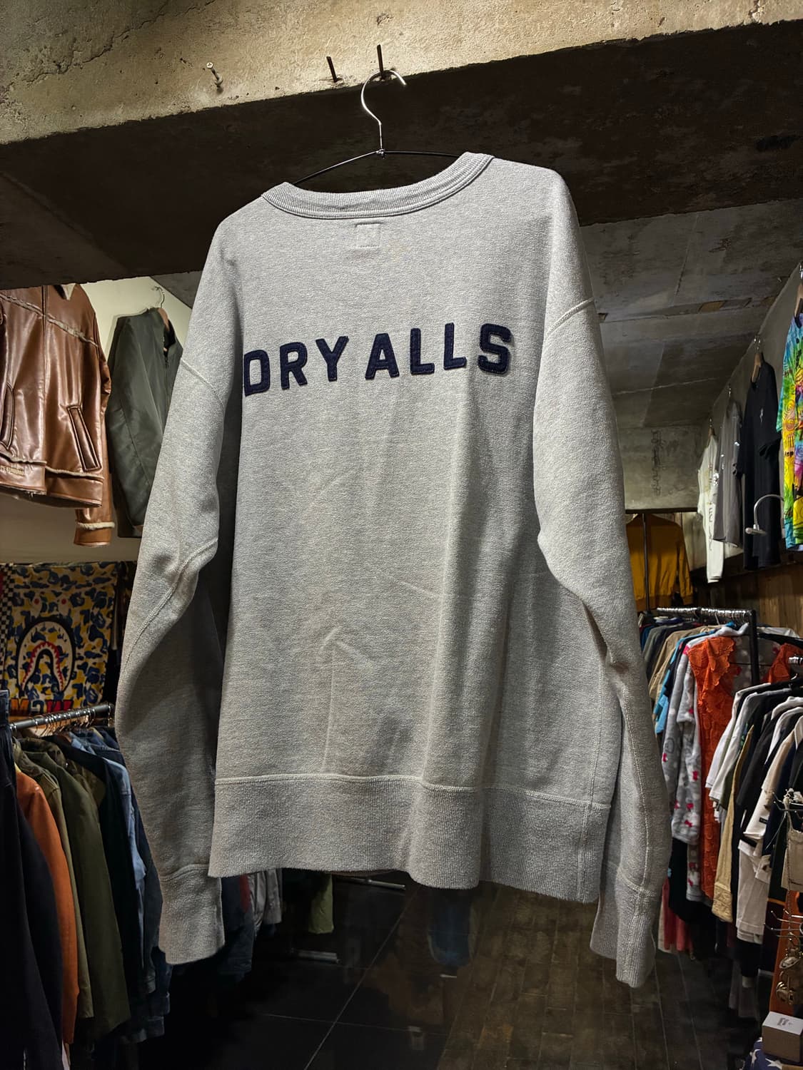 Human Made 휴먼 메이드 로고 넥크루 스웻셔츠 상품이미지4