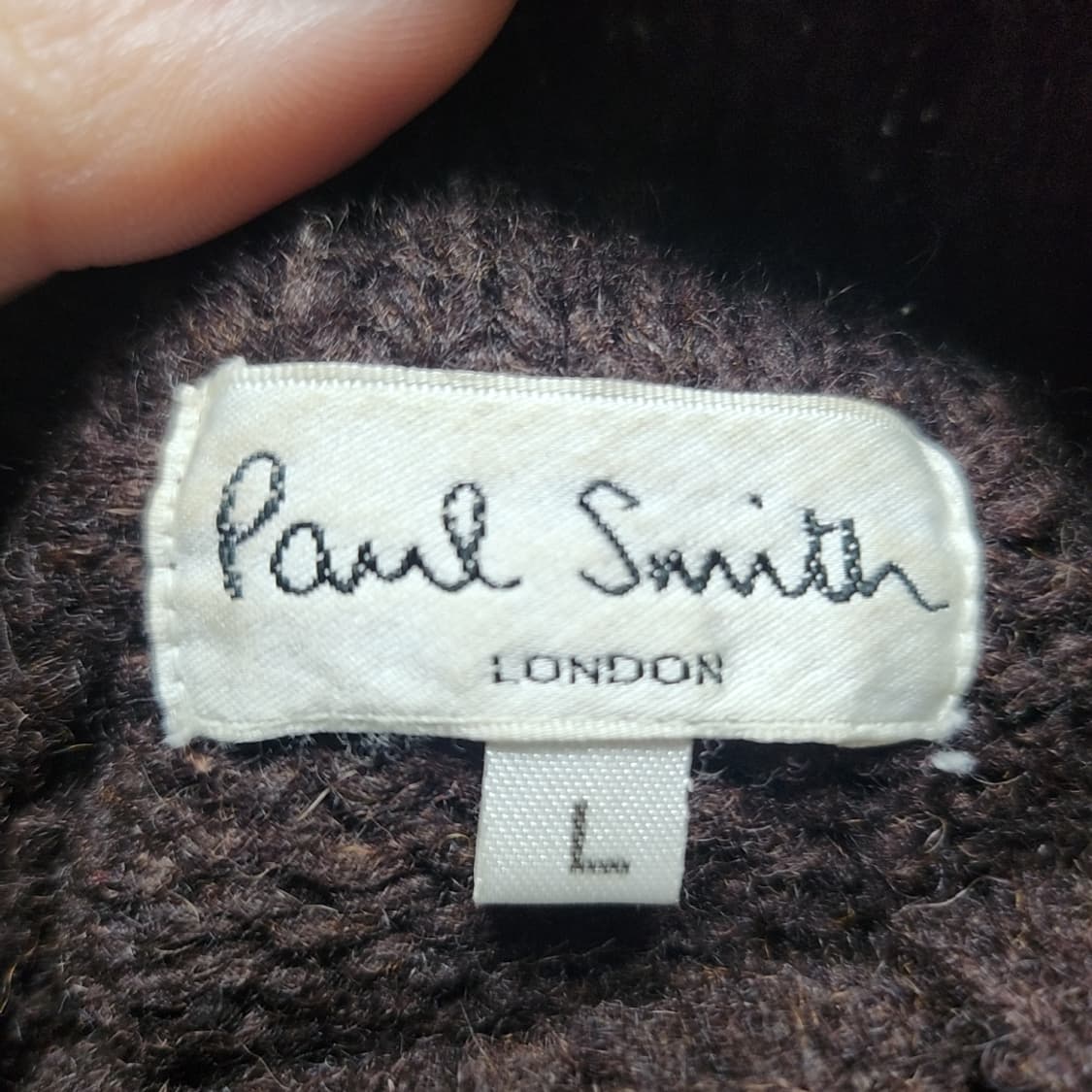 [L] 폴스미스 터틀넥 헤비 니트 스웨터 상품이미지4