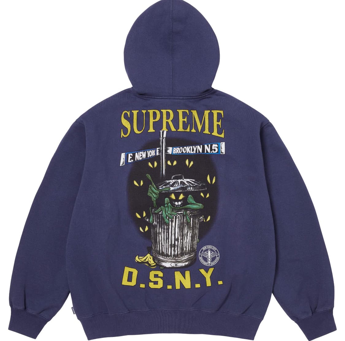 XL 슈프림 dsny 후드집업 네이비 상품이미지2