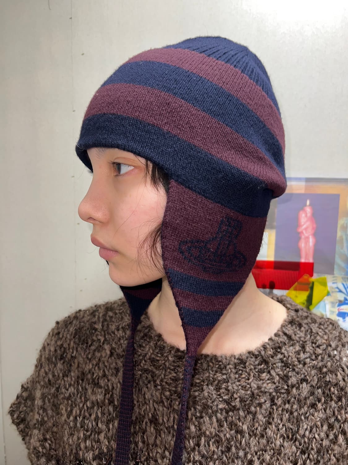 Vivienne Westwood 비비안 플랩워치 태슬니트비니 상품이미지4