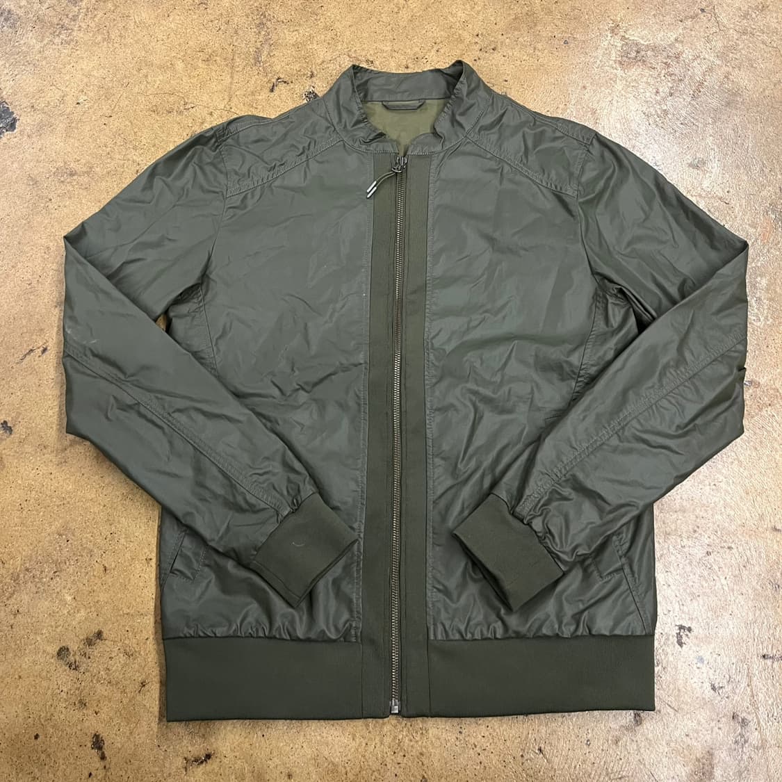 [정품/100] 노스페이스 카키색 봄버 자켓 b15 상품이미지2