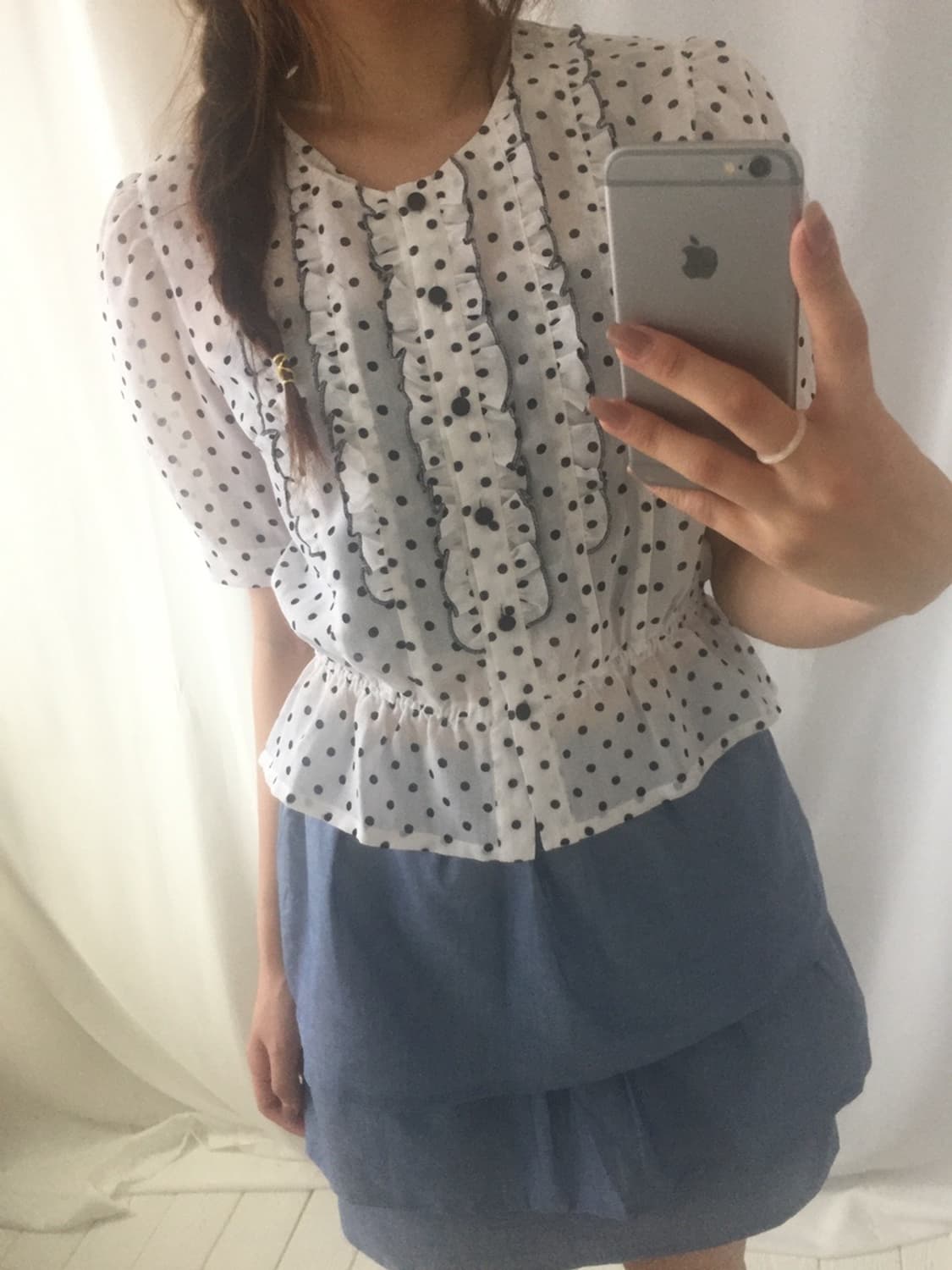 735. kisses dots blouse  상품이미지3