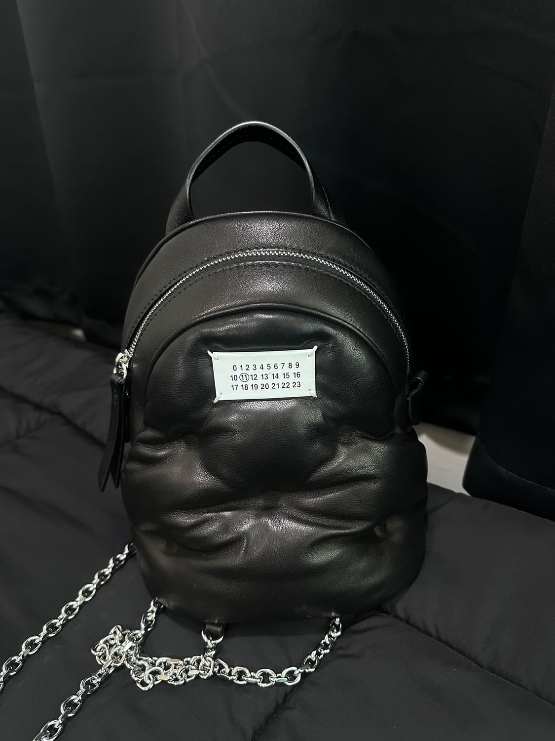 메종마르지엘라 글램 슬램 백팩 블랙 상품이미지1