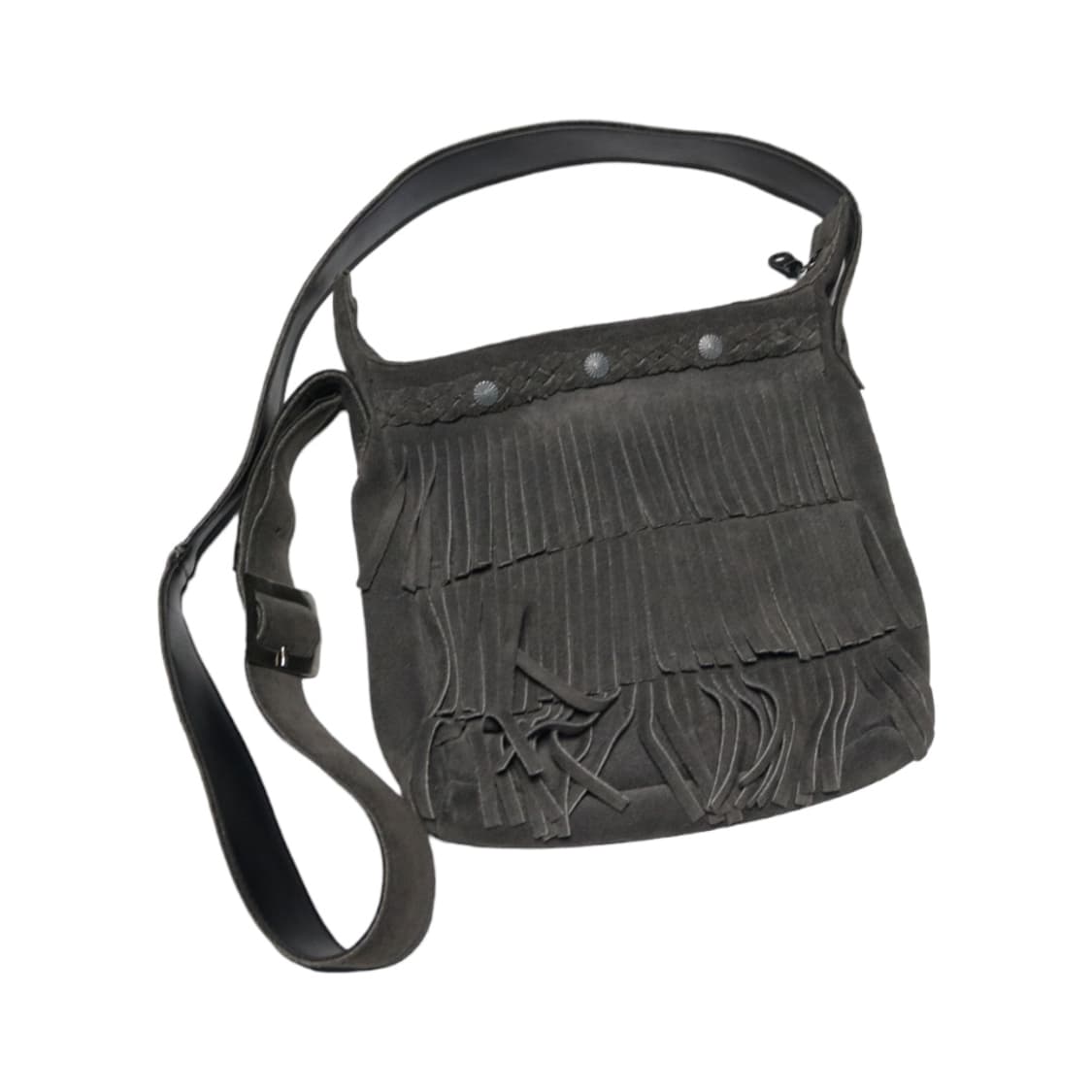 미네통카 레더 프린지 웨스턴 크로스백 상품이미지1