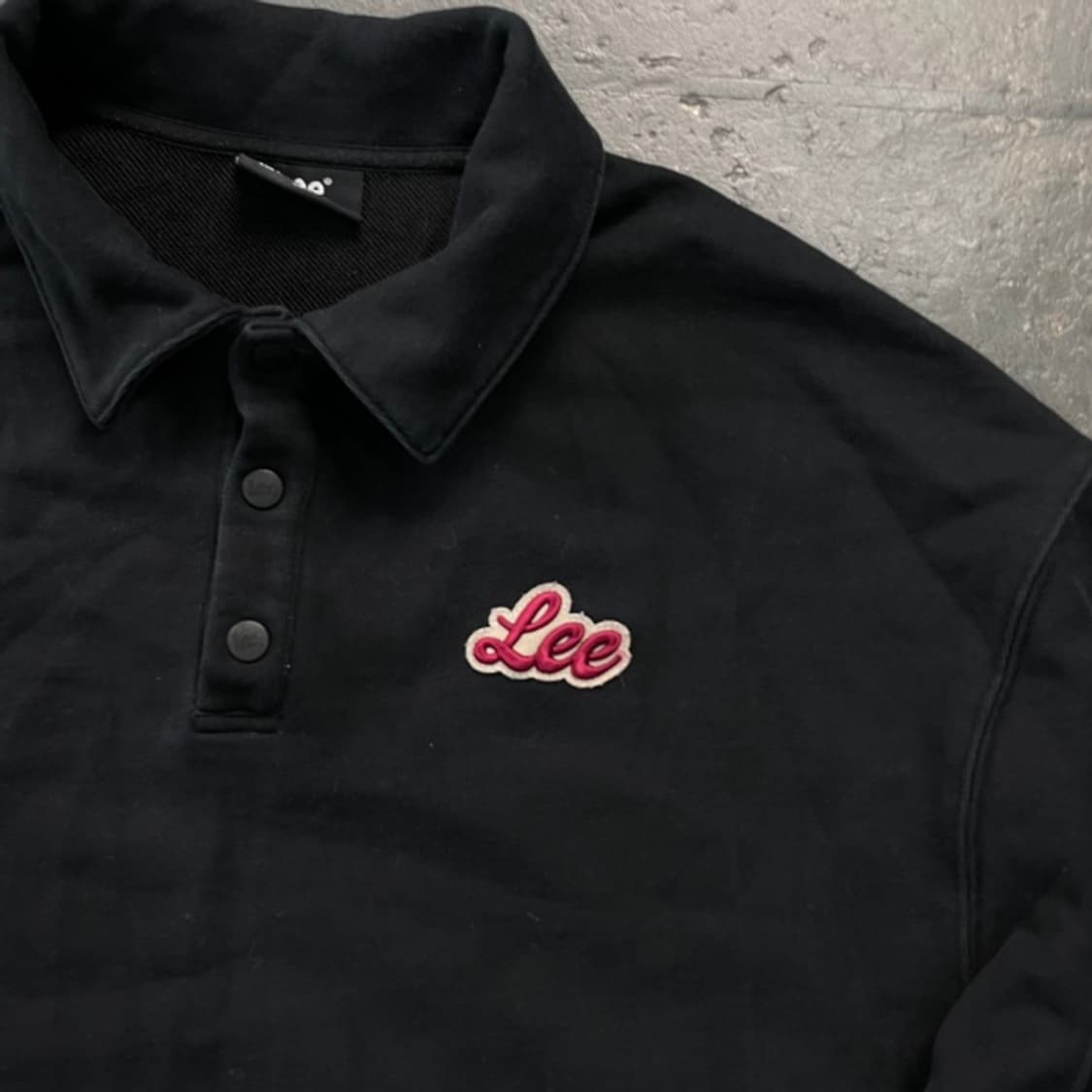 100 LEE 반버튼 카라 맨투맨  상품이미지2