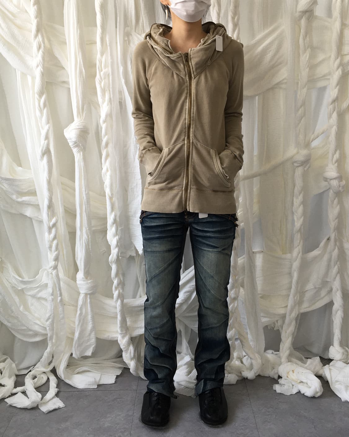 Goa high neck hood zip up 상품이미지8
