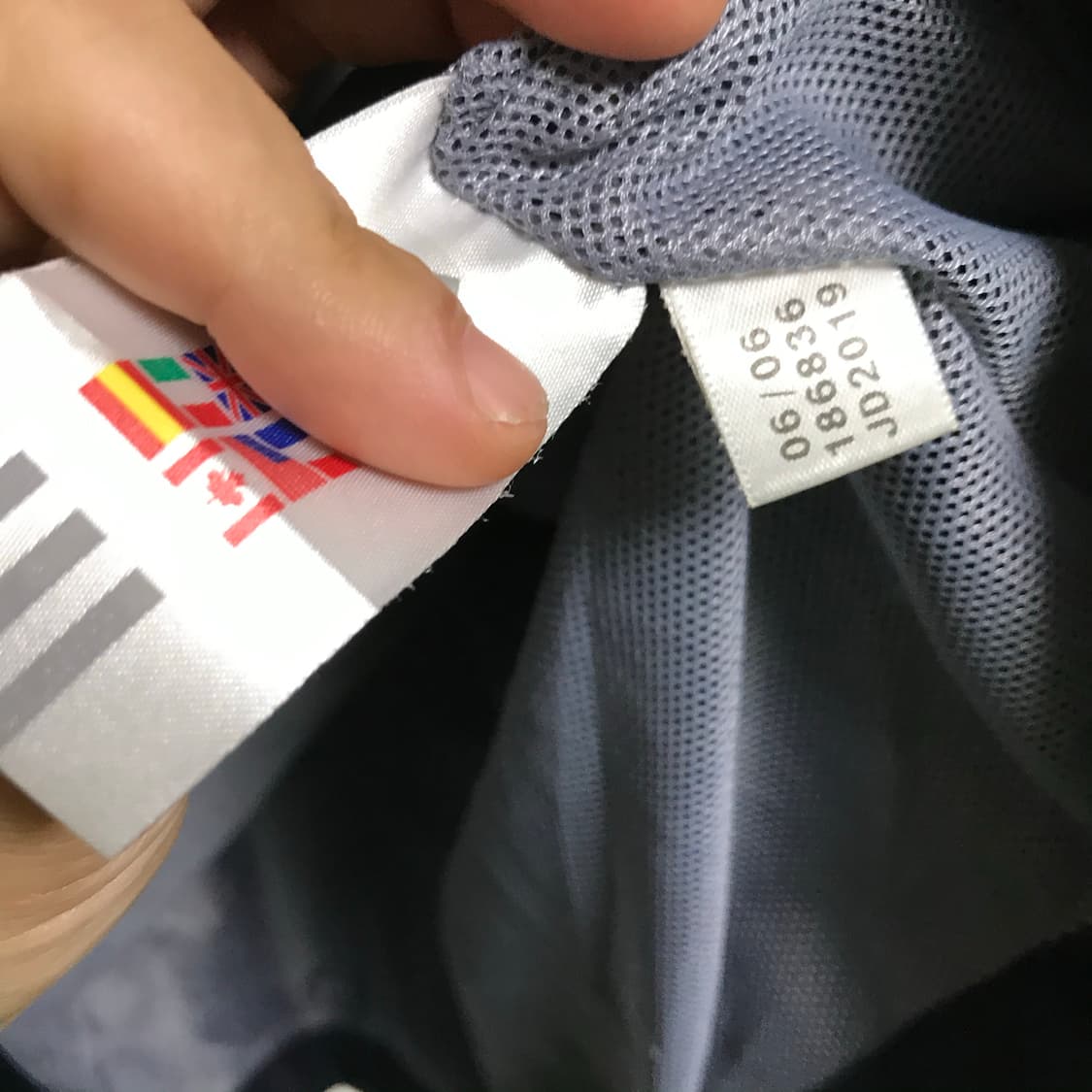 아디다스 네이비 일제 바람막이 상품이미지5