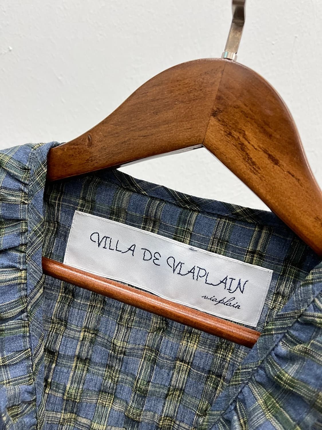 여) 비아플레인 프릴 블라우스  상품이미지4