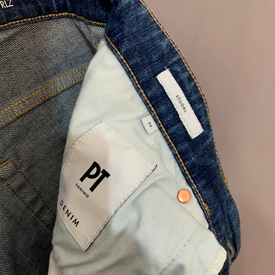 32인치 PT토리노 레게 데미지 워싱 스판 데님 청바지 상품이미지9