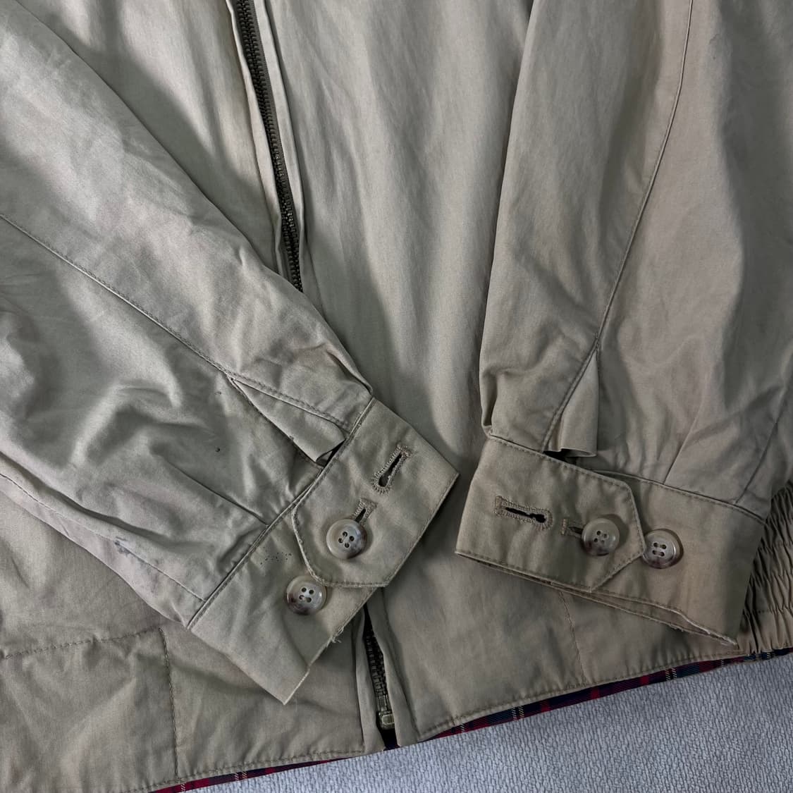 100 80s (일경물산)폴로랄프로렌 방패로고 블루종 자켓 상품이미지4