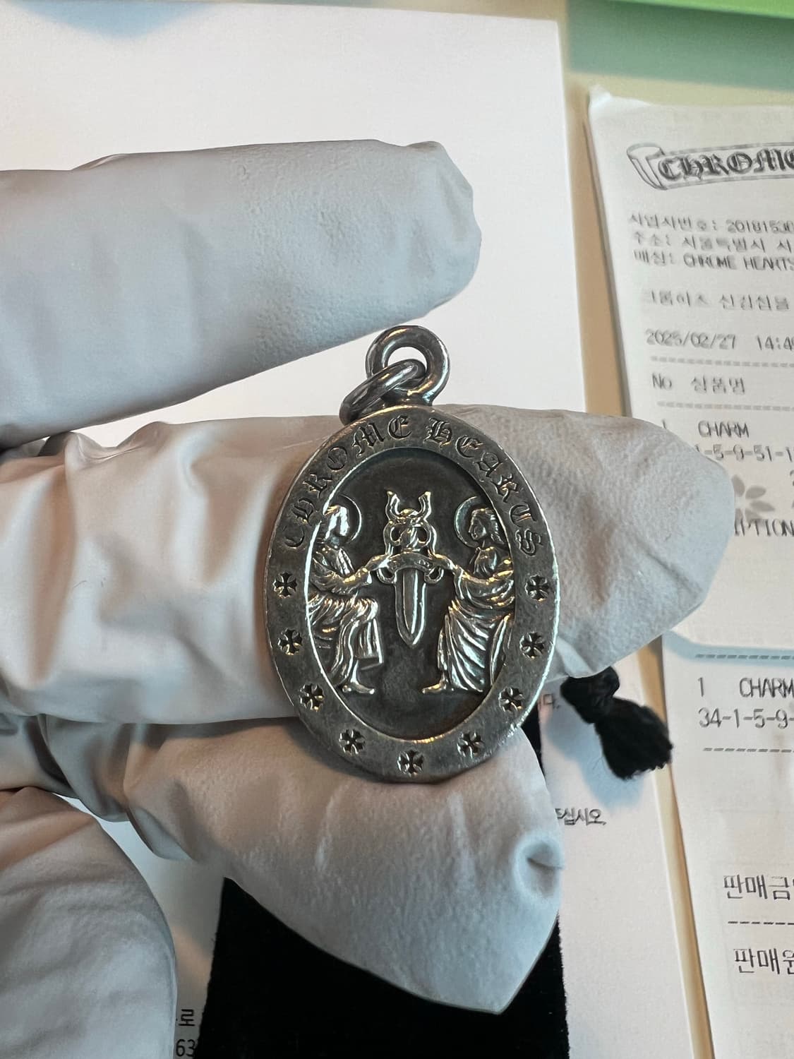 크롬하츠 엔젤 메달 펜던트 상품이미지2