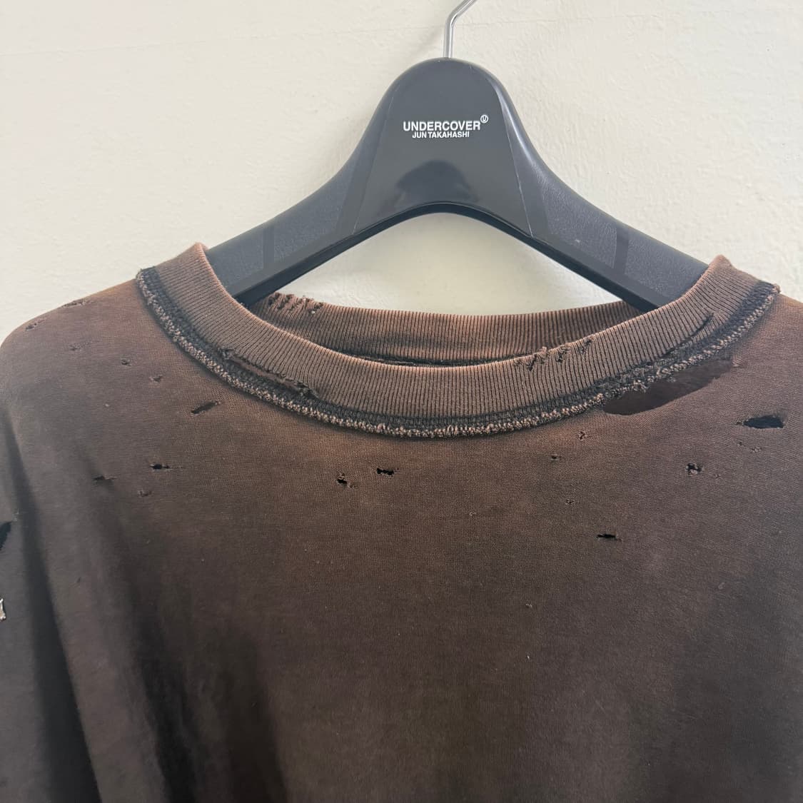 Vintage destroyed layered long t 상품이미지5