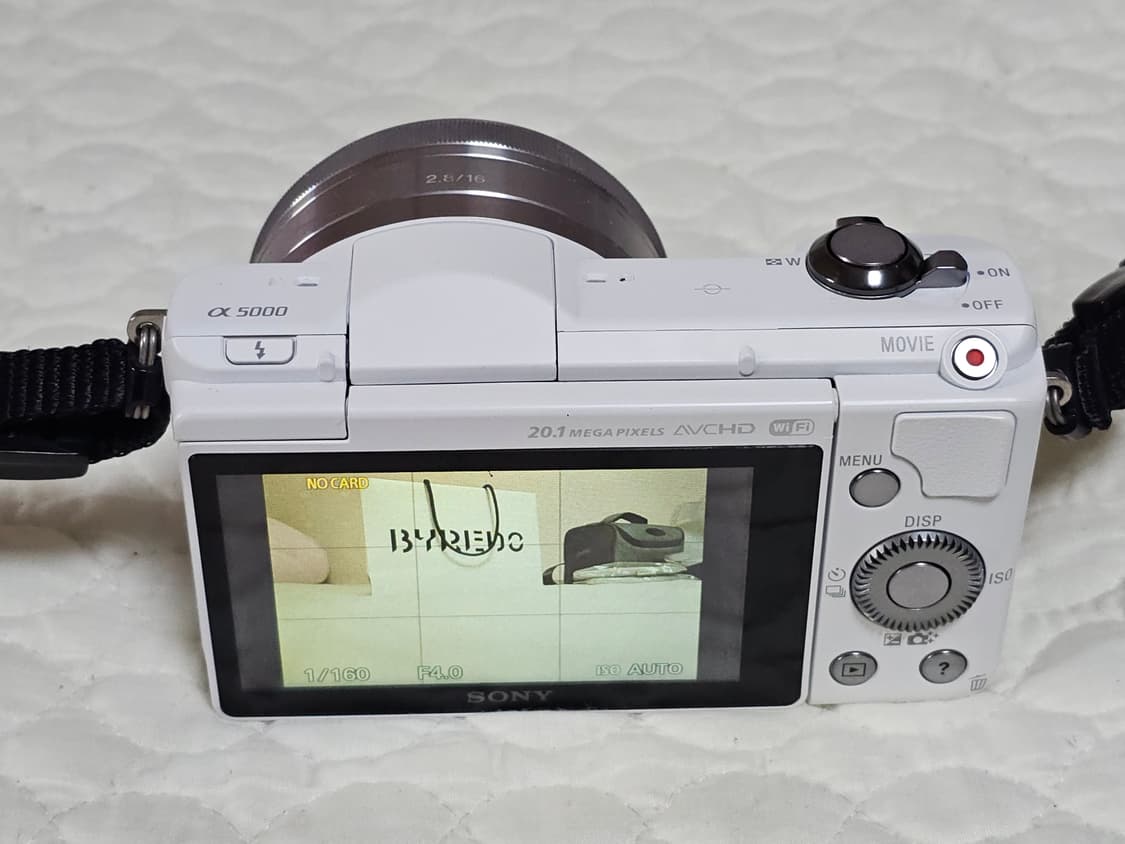 소니 A5000 미러리스 카메라+ 16mm 렌즈 상품이미지7