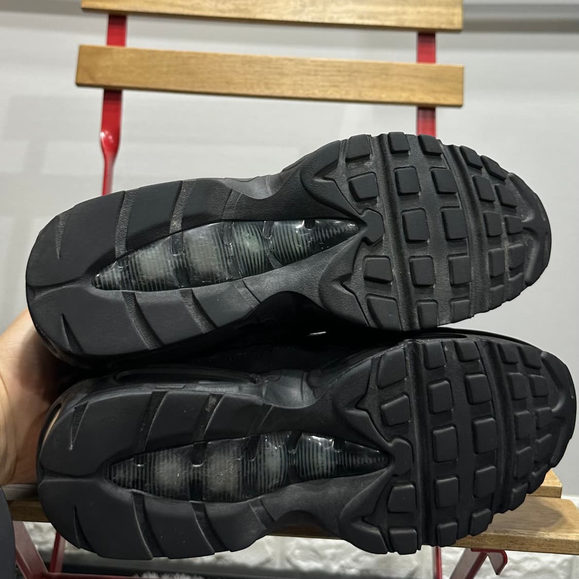 260) 나이키 운동화 남성 남자 신발 에어맥스 95 블랙 상품이미지6