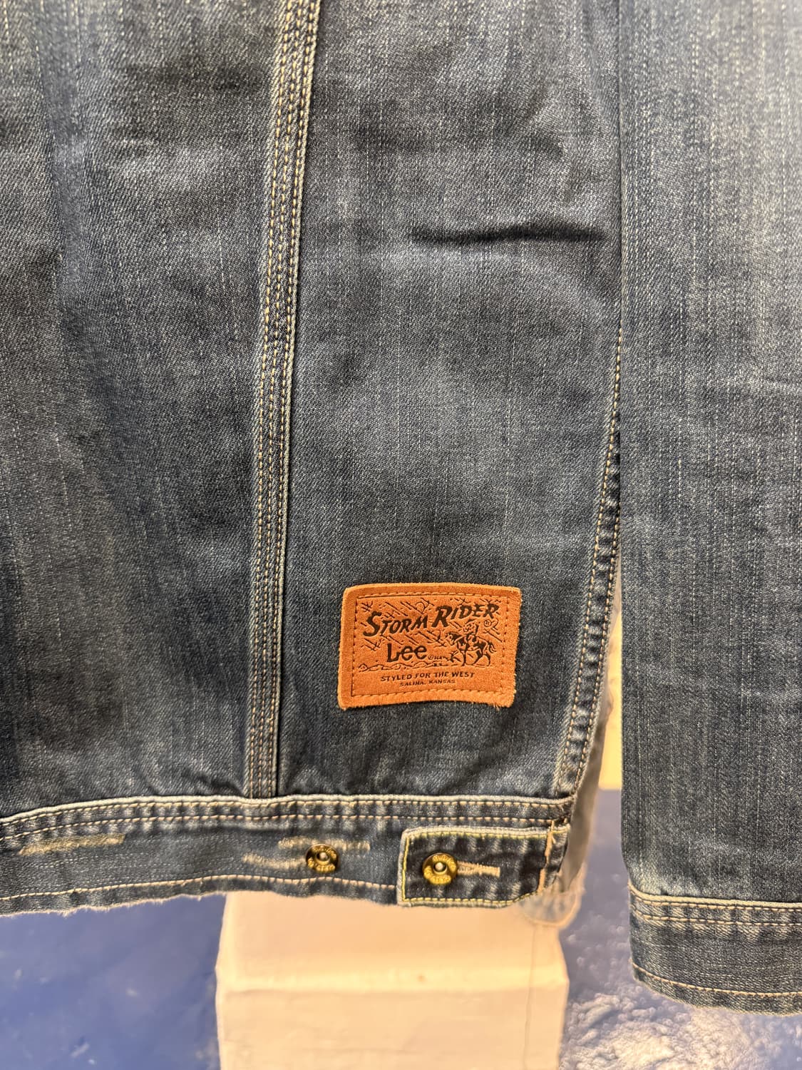 Lee 스톰라이더 디스트레이드 데님 자켓 상품이미지7