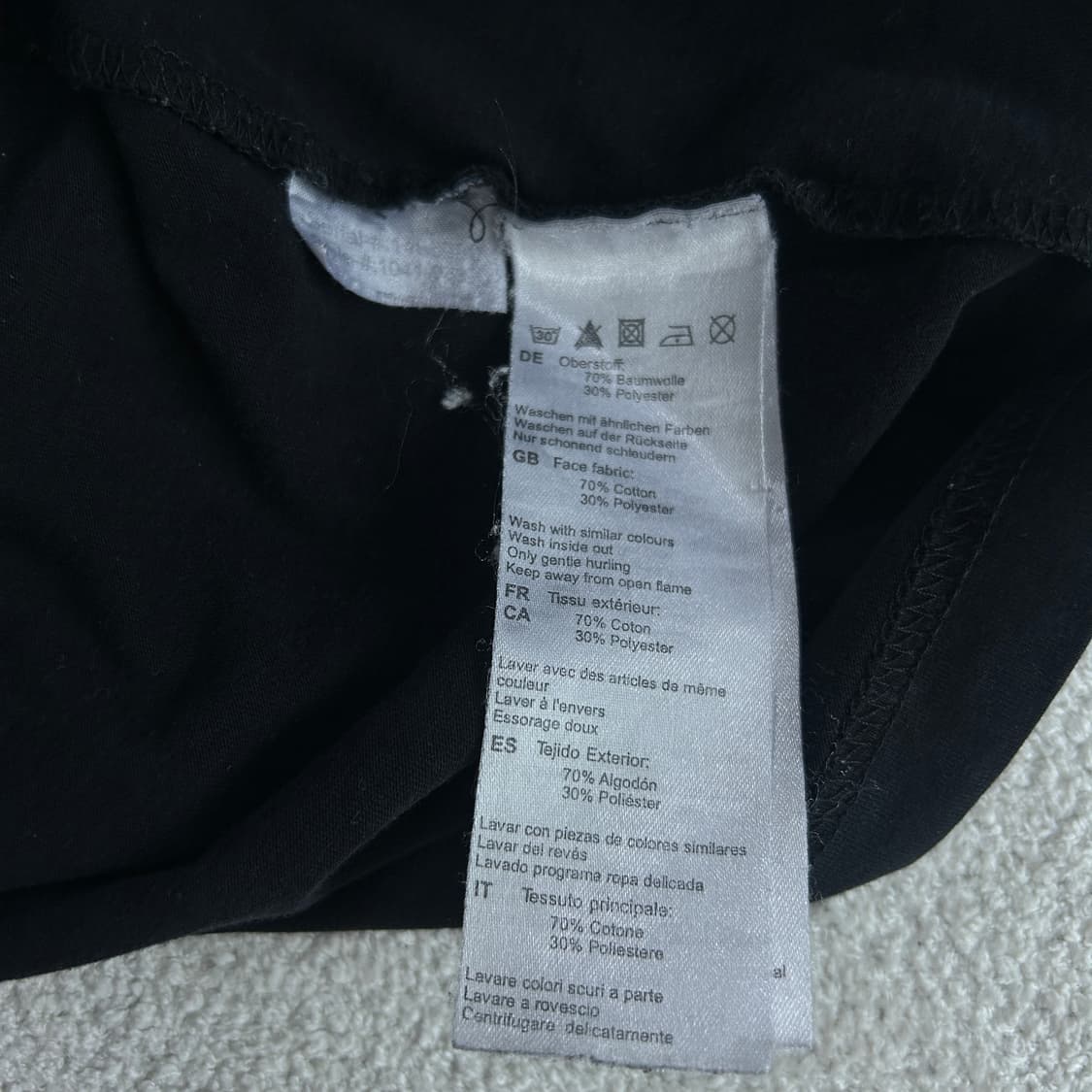 마무트 블랙 긴팔 티셔츠 m 상품이미지3