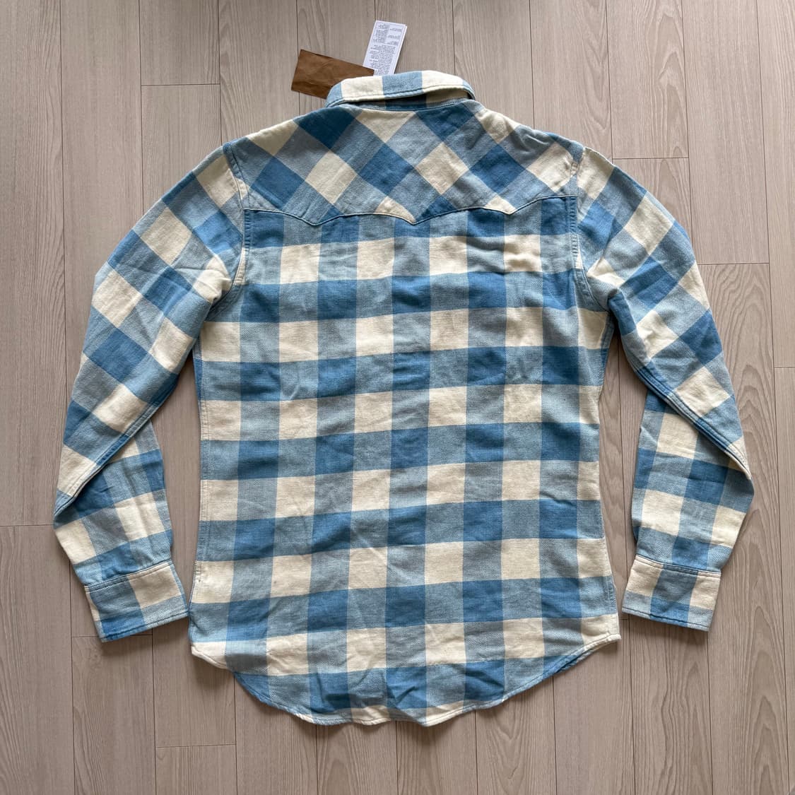 RRL 더블알엘 플래드 트윌 웨스턴 셔츠 L 상품이미지2