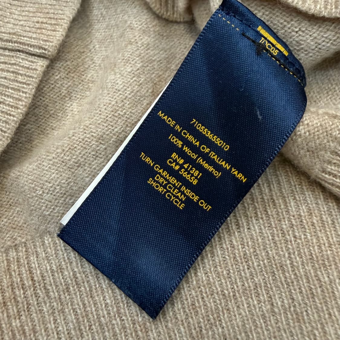 polo 랄프로렌 폴로 우먼스 메리노 울 니트 m 상품이미지4