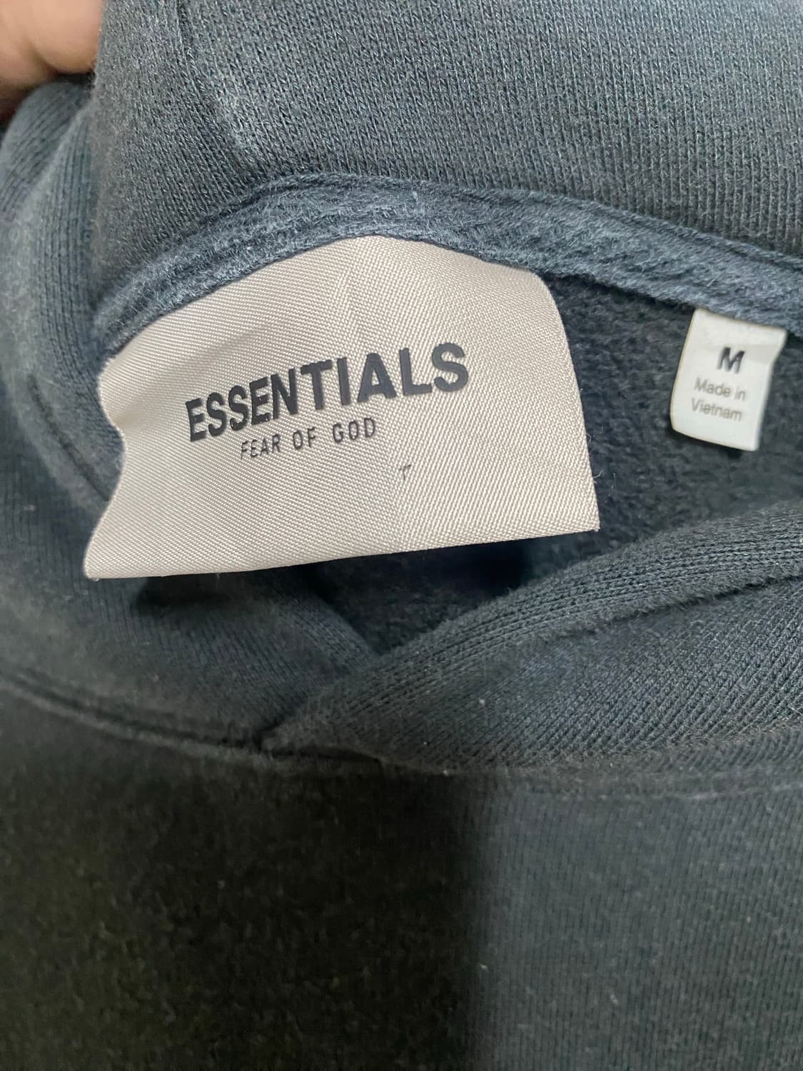 에센셜 피오갓 블랙 후디 m 상품이미지3