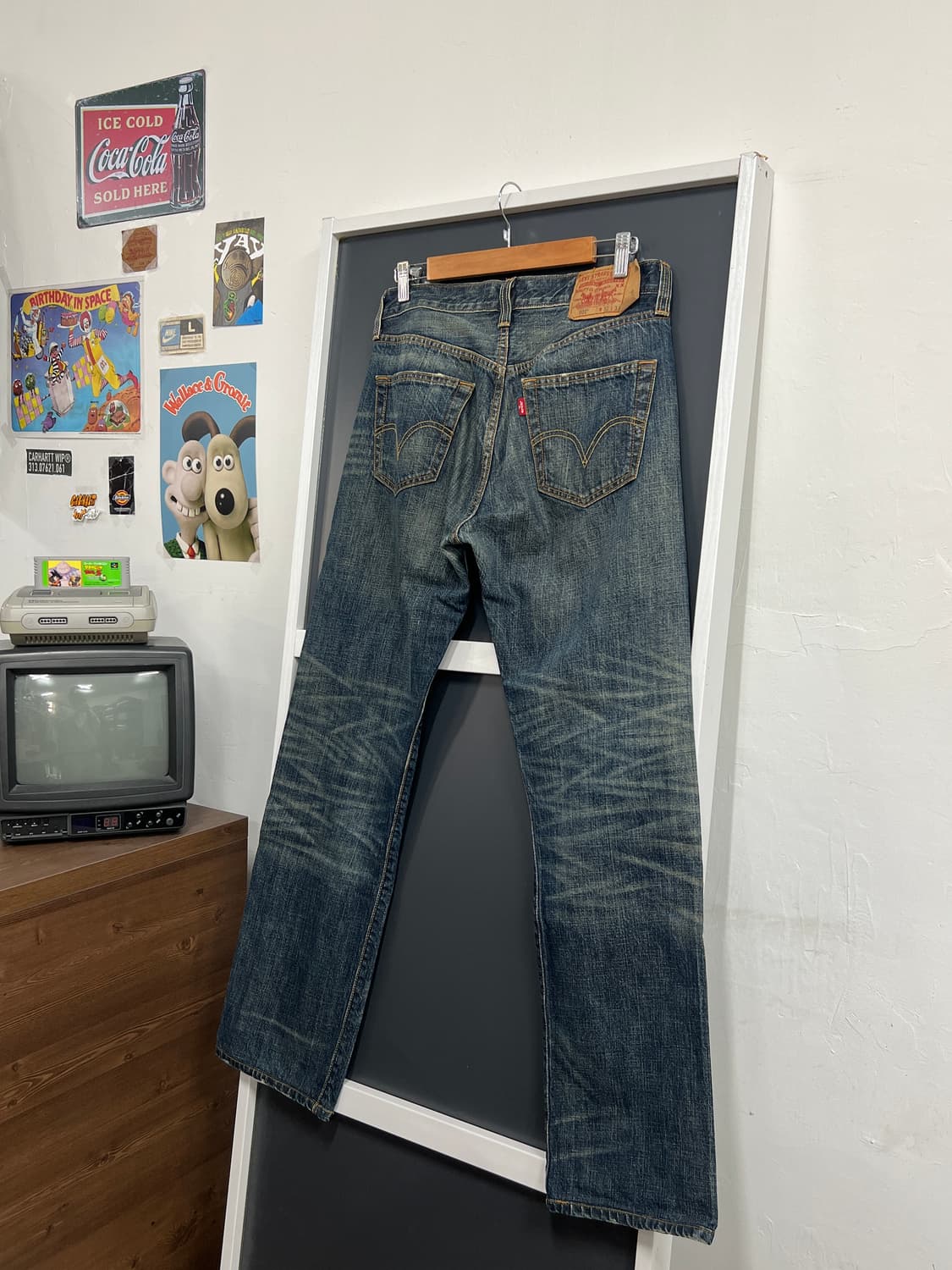 Levis 리바이스 501 스트레이트 레그버튼 플라이 데님팬츠 상품이미지1