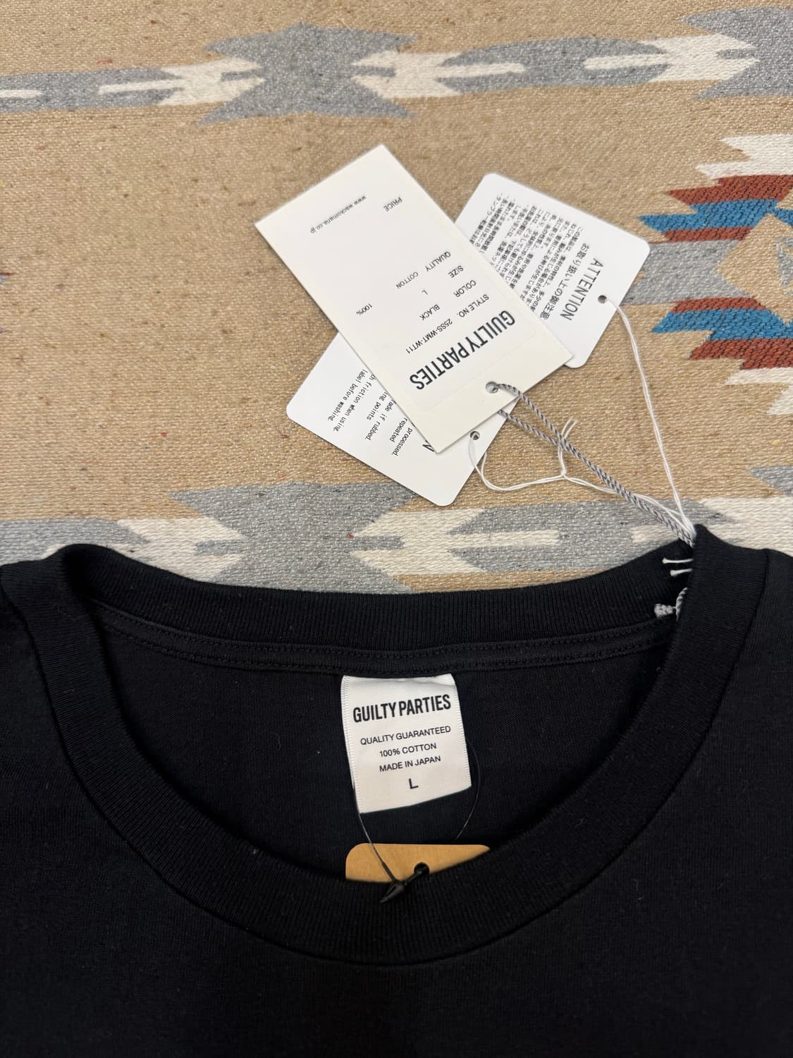 [L] 와코마리아 헤비웨잇 크루넥 티셔츠  상품이미지2