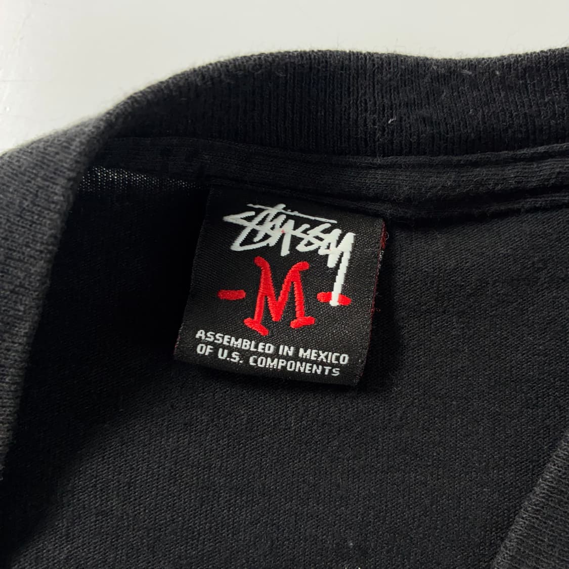 Stussy  스투시 nuff respect due 크라운 블랙 반팔 티 상품이미지7