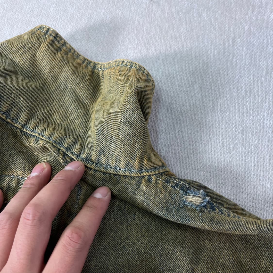 105 아메리칸 빈티지 워싱 데님 자켓 상품이미지6