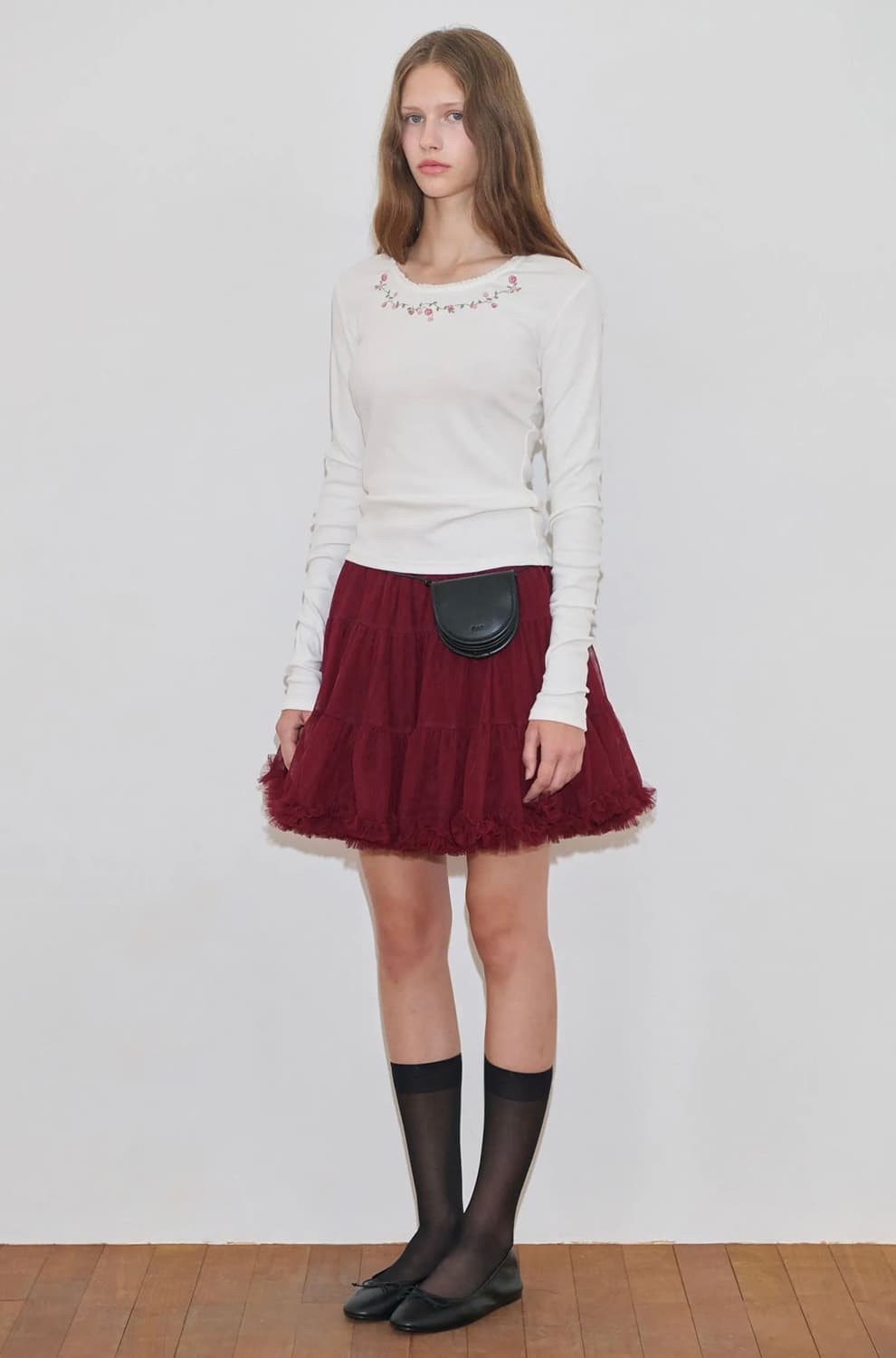 시눈 sinoon tute skirt 튜튜스커트(wine) 상품이미지2