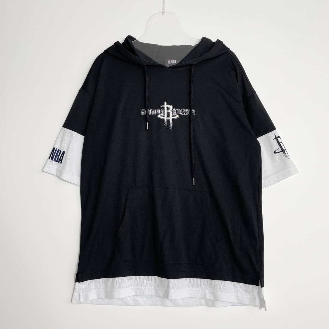 A2 NBA 휴스턴 로켓츠 후드 하프 져지 L사이즈 상품이미지1