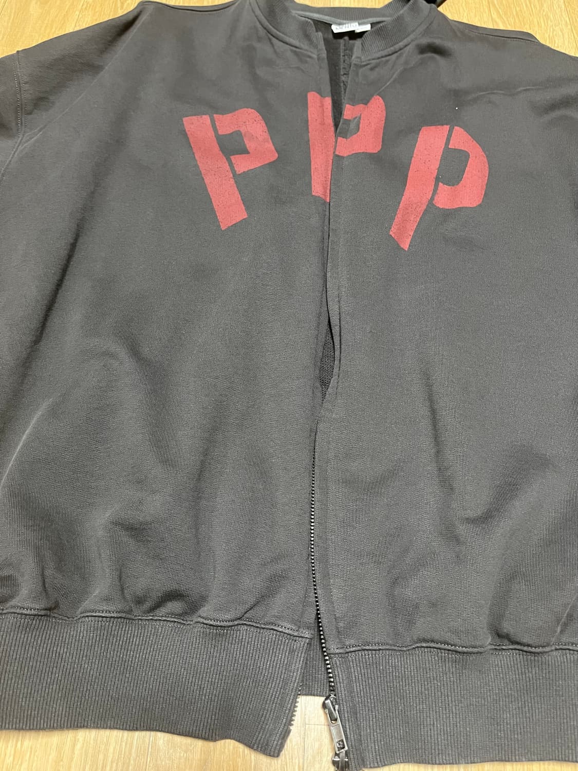 파르티멘토 스텐실 스웨트 블루종 차콜 상품이미지2