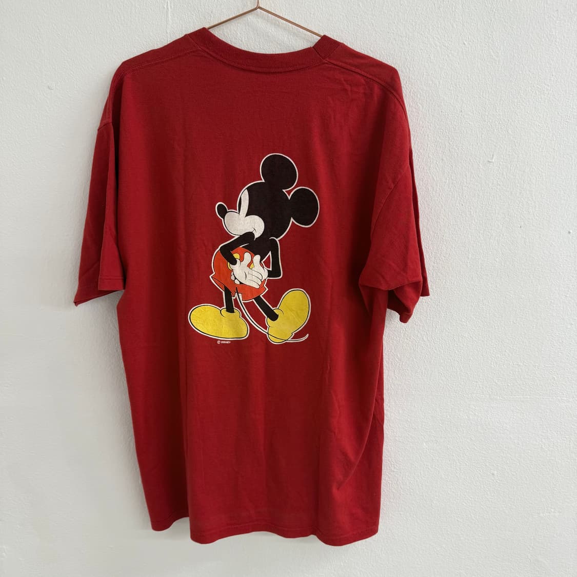 90s usa velva sheen 미키마우스 L 상품이미지3