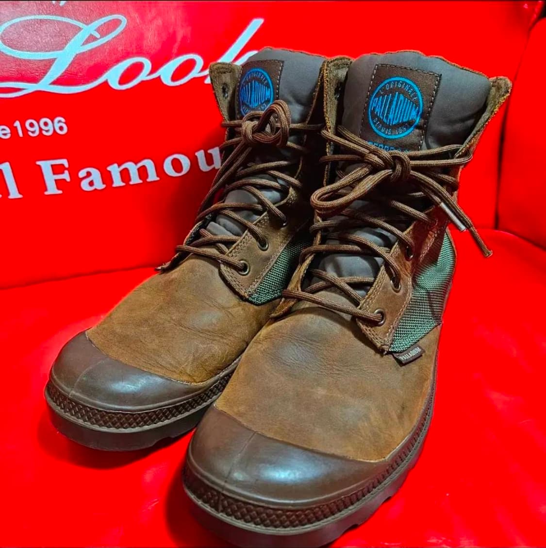 팔라디움(Palladium) 커프 레더 가죽 워커 부츠 상품이미지2