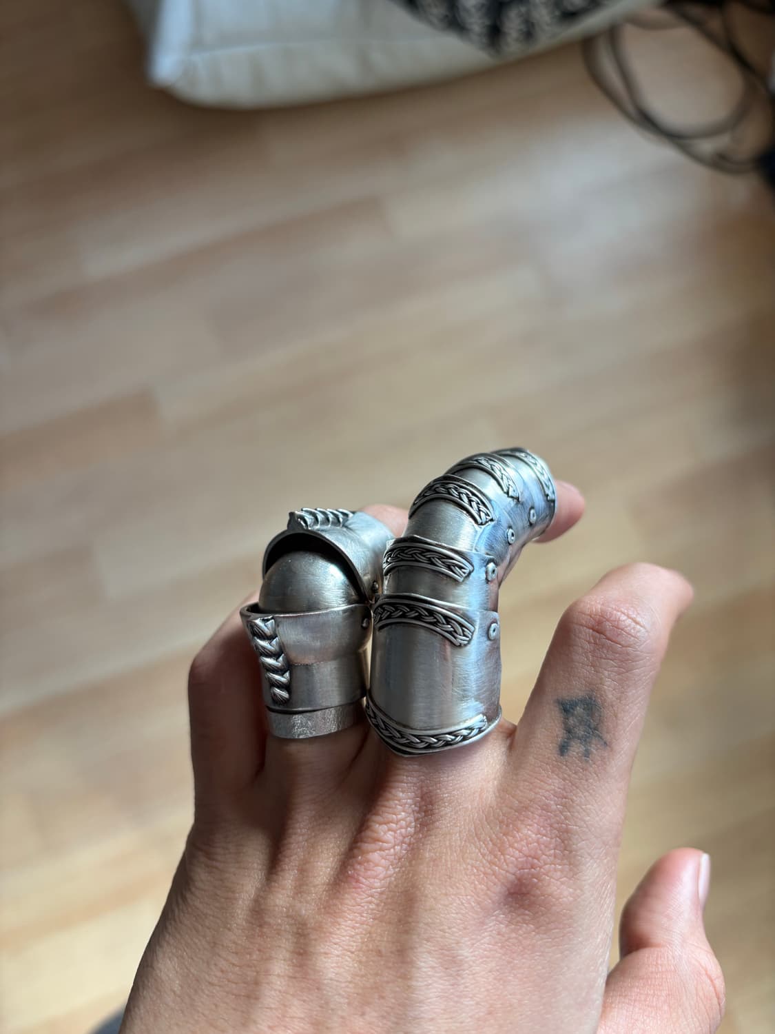 925 Medieval Armor Ring 상품이미지3