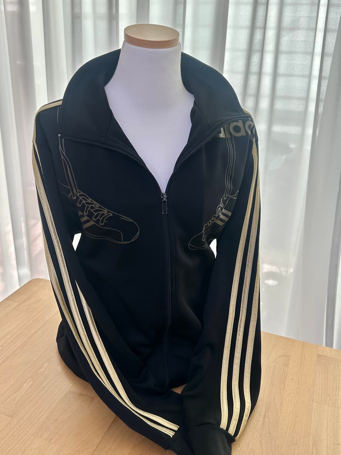 아디다스 초희귀 골드 금장 블랙 트랙탑 져지 오네갸루 stc 솜 이코 상품이미지3