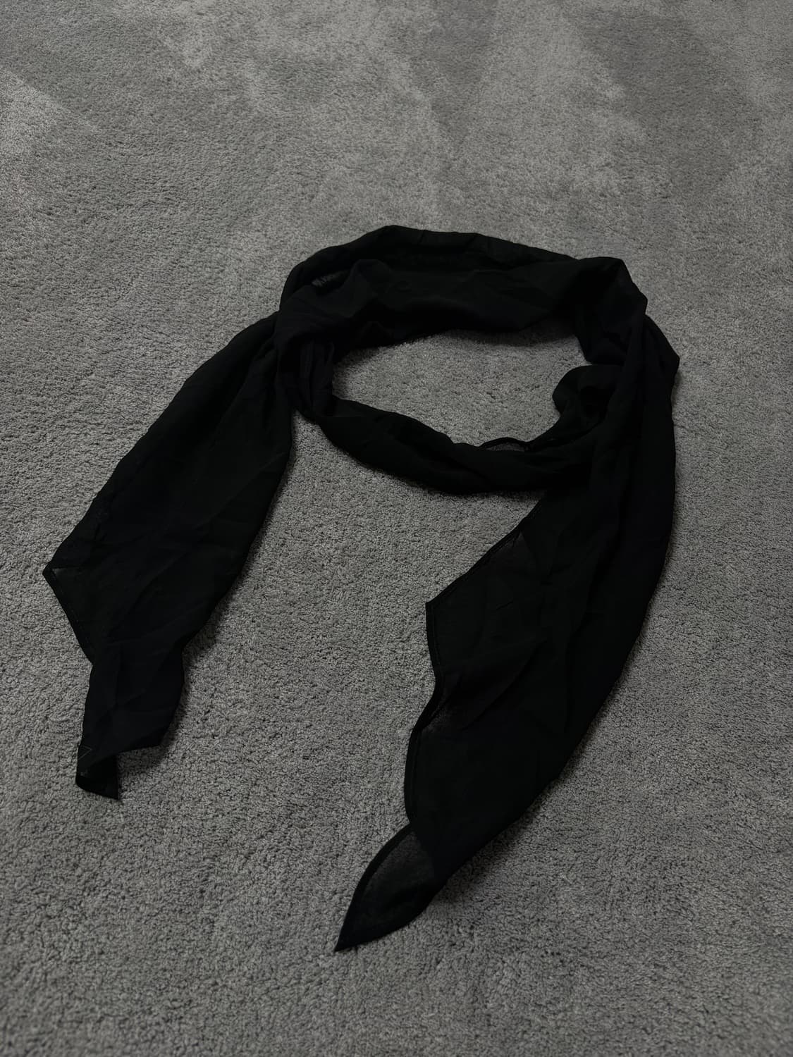 Vintage punk vkei mood silky scarf 상품이미지2