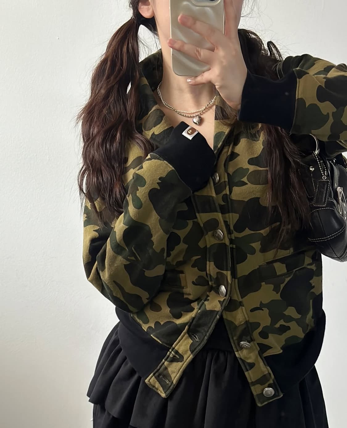 베이프 퍼스트카모 숄카라 가디건 상품이미지2