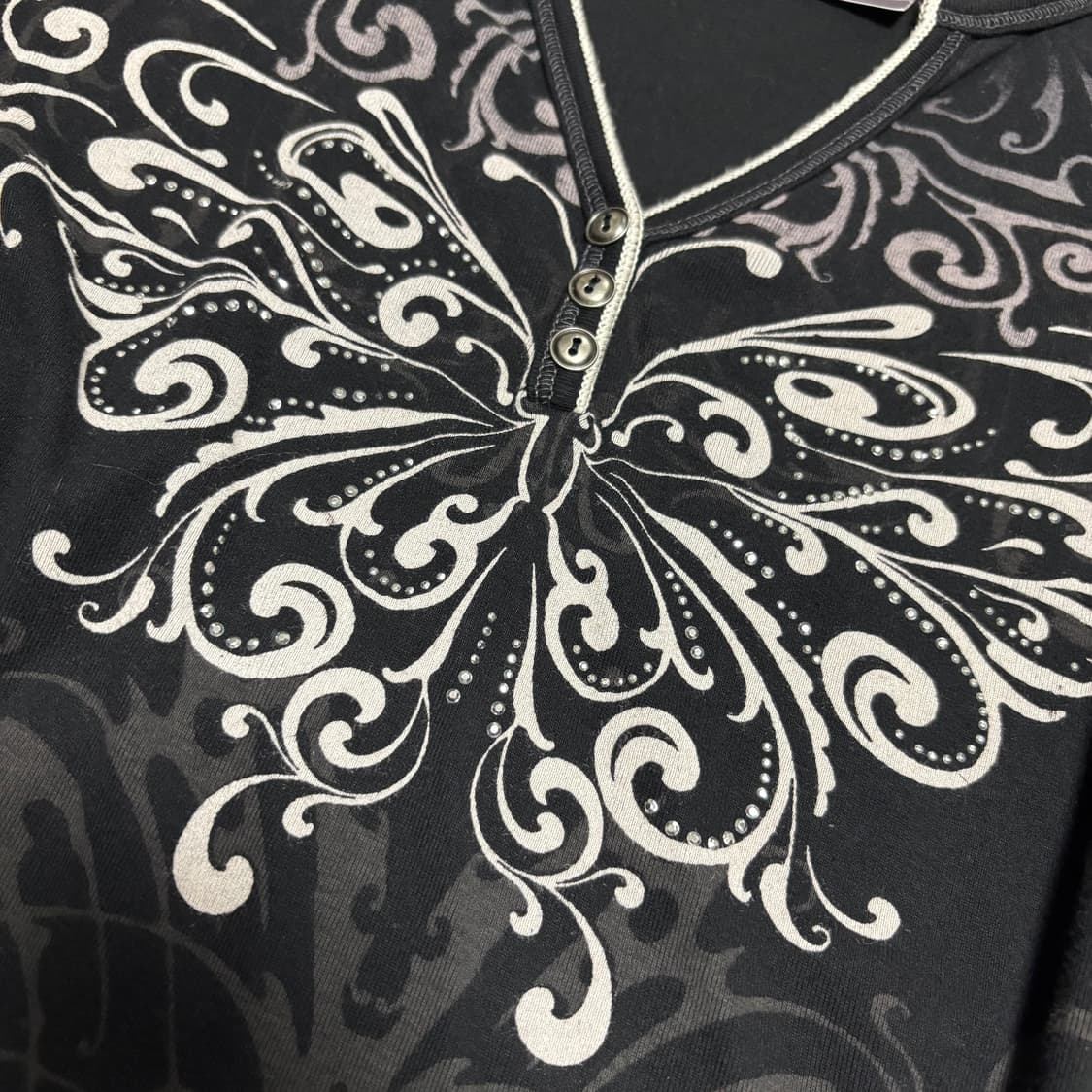 빈티지 y2k 펑크 슬리브 티셔츠 상품이미지3