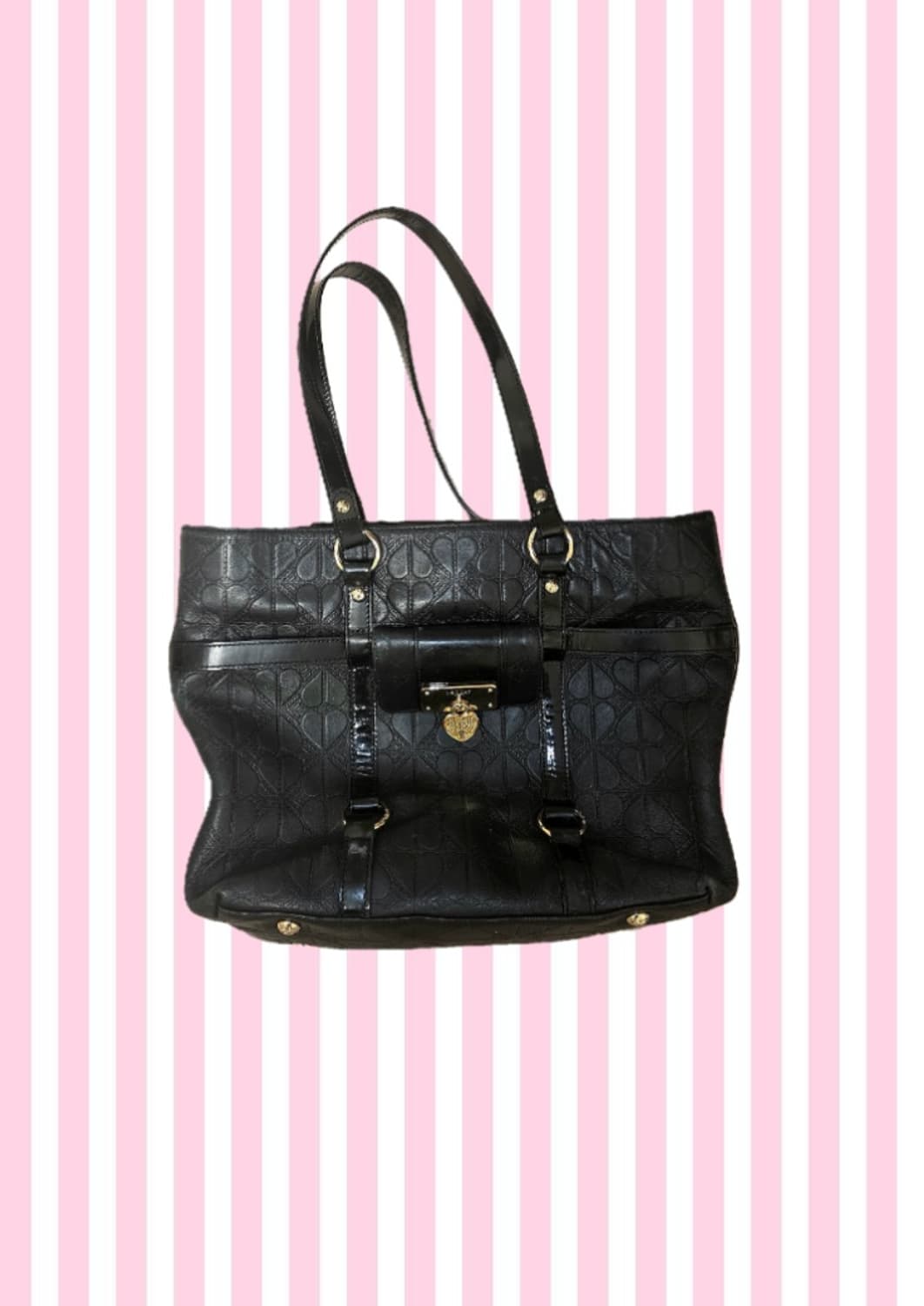 러브캣 오네갸루 하트 금장 숄더백 상품이미지1