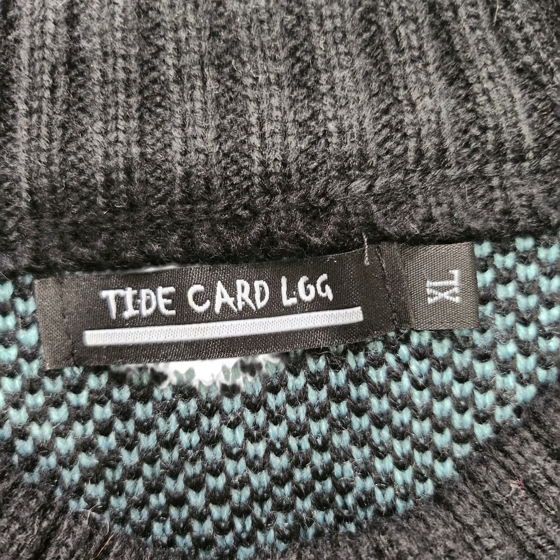 tide card log 불꽃 니트 상품이미지2